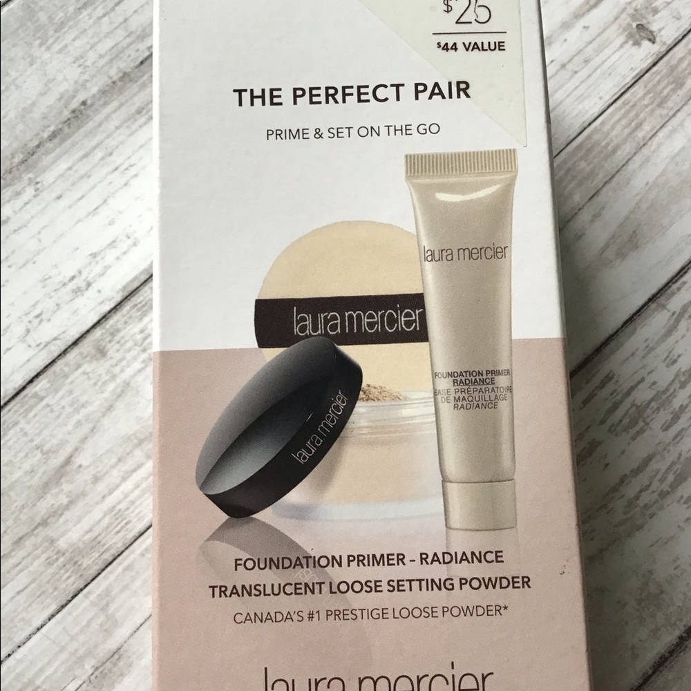 🖤Laura Mercier Mini Translucent Setting Powder, Primer and Velour Puff *BNIB* - Picture 7 of 9